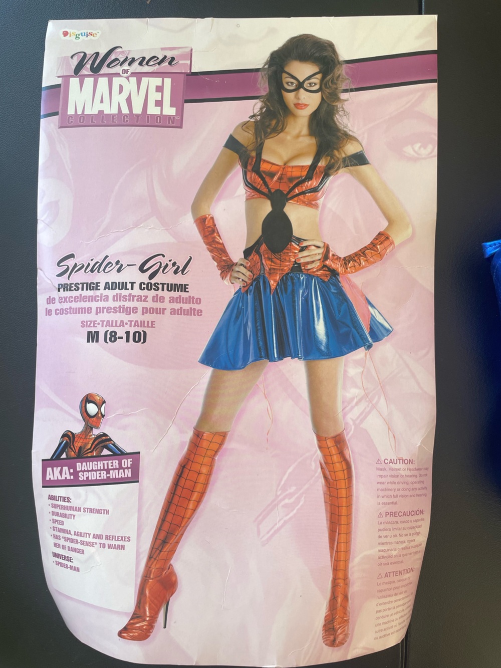 Spider-Girl Adult Costume - Blue & Red